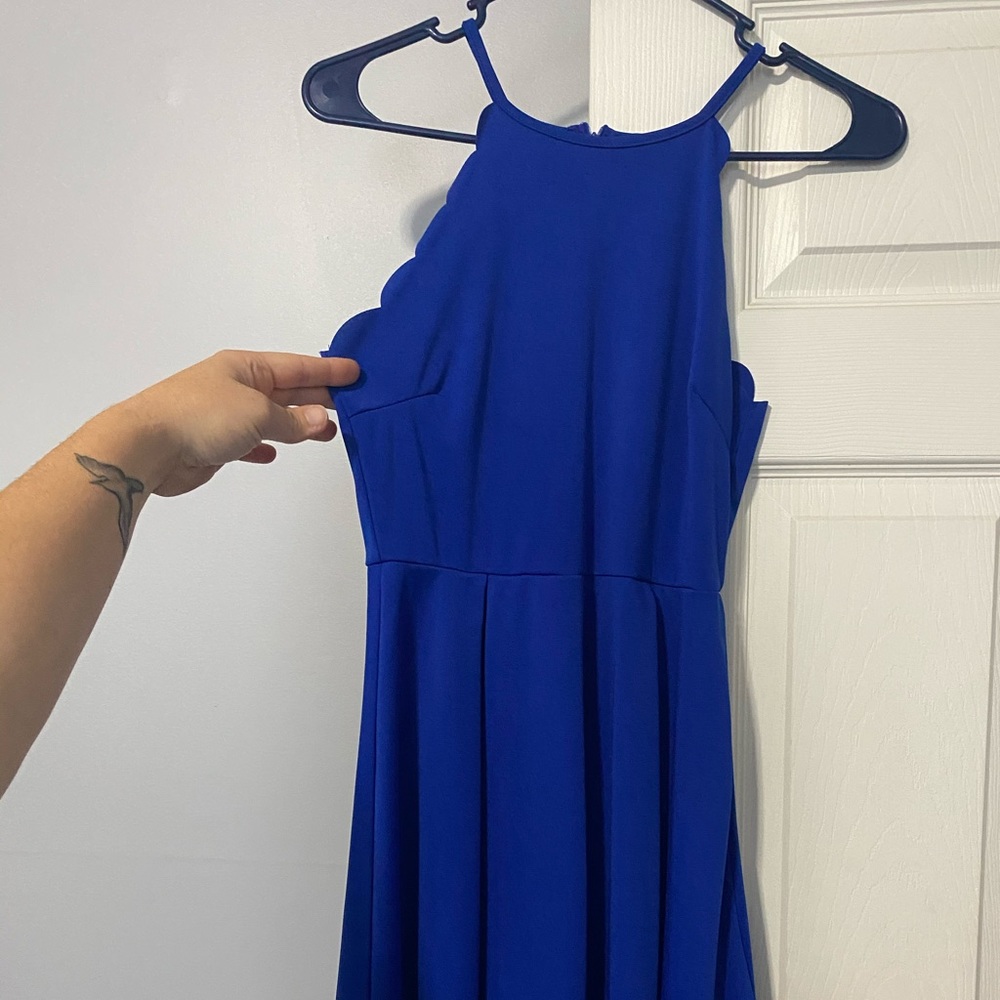 Blue dress
